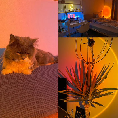 RadiantHue™ Smart LED Sunset Light – Perfect for Decor, Photos & Gifting