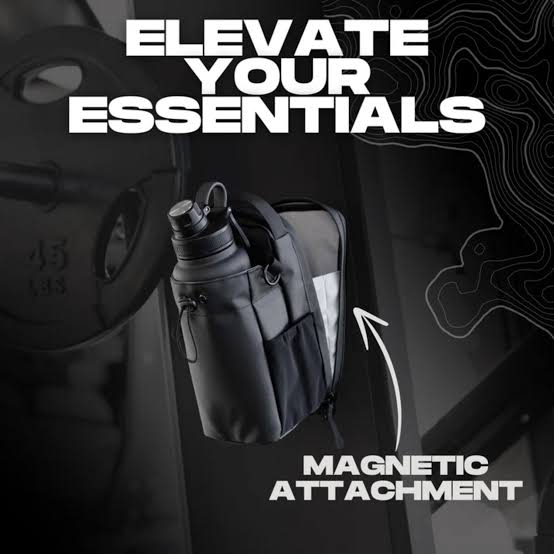 Magnetic Water Bottle Sling Bag