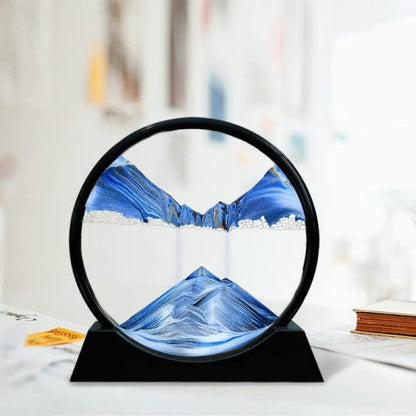 LumiScape™ RGB LED Moving Sand Art Lamp – 3D Deep Sea Quicksand